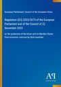 Der Text beschreibt eine EU-Verordnung zum Schutz vor wirtschaftlichem Zwang. Blaues Design mit Verlag-Logo unten.
