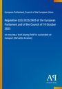 Text: Regulation (EU) 2023/2405 des EU-Parlaments. Blauer Hintergrund, Logo unten rechts.