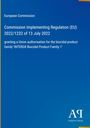 Europäische Kommission, Umsetzung der Verordnung (EU) 2022/1232, 13. Juli 2022; blaues Design, Antiphon Verlag Logo.