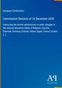European Commission. Commission Decision of 16 December 2020. Änderungen an Ländertabellen. Logo mit Buchstaben "AR".