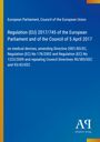 Ein blauer Hintergrund mit weißem Text zum Thema EU-Verordnung über Medizinprodukte. Logo unten rechts.