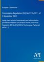Text zur Regulierung der zivilen Luftfahrt der Europäischen Kommission auf blauem Hintergrund, Antiphon Verlag-Logo.