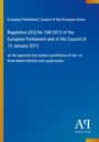 Blauer Hintergrund, gelber Rand, Text über EU-Regulation, Logo unten rechts: „Antiphon Verlag“.