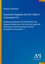 EU-Kommission: Verordnung (EU) 2017/2400, 12. Dez. 2017, CO2-Emissionen. Blaues Cover mit weißem Text.