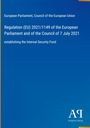 Text: "Regulation (EU) 2021/1149 establishing the Internal Security Fund." Blaues Design mit Logo "Antiphon Verlag".