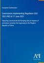 "European Commission, Regulation (EU) 2021/983, anti-dumping duty on aluminium converter foil from China." Unten rechts Logo "AR".
