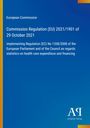 Titel: "Commission Regulation (EU) 2021/1901 of 29 October 2021"; blaue Hintergrundfarbe mit Logo unten.