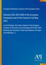 Entscheidung (EU) 2021/820 des EP und Rates vom 20. Mai 2021 zur strategischen Innovationsagenda des EIT 2021-2027.