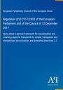 "Regulation (EU) 2017/2402" und weitere Beschreibungen auf blauem Hintergrund. Unten rechts "Antiphon Verlag" mit Logo.