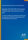 Regulation (EU) 2019/1020 über Marktüberwachung, herausgegeben vom Antiphon Verlag. Blauer Hintergrund, gelber Streifen.