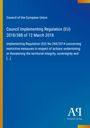 Titel: EU-Verordnung 2018/388 vom 12. März 2018, prägnanter Text auf blauem Hintergrund, Logo unten rechts.