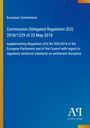 Text zur EU-Verordnung 2018/1229 von 2018, oben links, blauer Hintergrund mit gelbem Streifen, AQ Logo rechts.