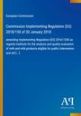 Europäische Kommission; Verordnung (EU) 2018/150; Methoden zur Analyse und Bewertung von Milchprodukten.
