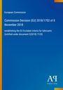 Text: "European Commission. Commission Decision (EU) 2018/1702 of 8 November 2018 establishing the EU Ecolabel criteria...". Blaues Design mit weißem Text. Logo unten rechts.