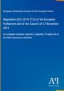 "Regulation (EU) 2019/2152" des europäischen Parlaments zur Statistik; blauer Hintergrund, Antiphon Verlag Logo unten rechts.