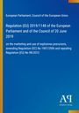 Titel: Regulation (EU) 2019/1148... Juni 2019. Thema: Vermarktung und Verwendung von Sprengstoffvorläufern. Logo unten rechts.