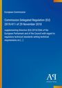 Titel: Kommissionsdelegierte Verordnung (EU) 2019/411. Blaue Seite, kleiner Text, vertikal verlaufend, Logo "AQ" unten.