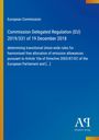 European Commission, Titel der Verordnung, blauer Hintergrund, links vertikaler gelber Streifen, Logo unten rechts.