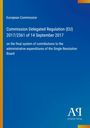 Text über EU-Verordnung 2017/2361 zur Finanzierung administrativer Ausgaben und ein Logo von Antiphon Verlag auf blauem Hintergrund.