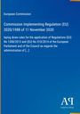 Europäische Kommission: Regelung EU 2020/1988 vom 11. Nov. 2020. Verlag Antiphon Logo auf blauem Hintergrund.