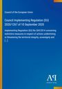 Council Implementing Regulation (EU) 2020/1267 vom 10. September 2020, blauer Hintergrund, weißer Text.