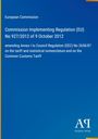 Text: "European Commission, Commission Implementing Regulation (EU) No 927/2012 of 9 October 2012". Blaues Cover.