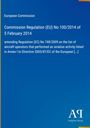 "Commission Regulation (EU) No 100/2014 of 5 February 2014". Blaues Cover, Logo: "AR Antiphon Verlag".
