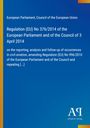 Titel: Regulation (EU) No 376/2014. Thema: Luftfahrtbericht. Hintergrund: Blau mit einem gelben Streifen. Logo unten.