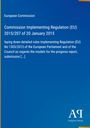 "European Commission, Commission Implementing Regulation (EU) 2015/207 of 20 January 2015. Blaues Layout, Logo unten."