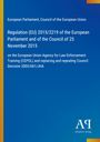 Text: "Regulation (EU) 2015/2219"; blaues Design, gelber Streifen links; Logo unten rechts "AR Antiphon Verlag".