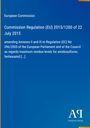 Text zur EU-Verordnung 2015/1200 zu Rückstandshöchstgehalten. Enthält ein „AR“ Logo von Antiphon Verlag, blauer Hintergrund.