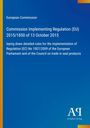 Text über Verordnung der EU zur Umsetzung von Handelsregeln für Robbenprodukte, blau. Rechts unten Logo von Antiphon Verlag.