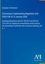 "European Commission: Implementing Regulation (EU) 2026/100 of 15 January 2026. Links oben gelber Rand, stilisiertes Buch."
