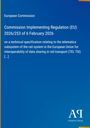 Text: Commission Implementing Regulation (EU) 2026/253. Blaues Design mit weißem Logo "Antiphon Verlag".