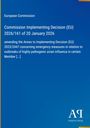 Text: "European Commission...2026/161 of 20 January 2026." Unten rechts: "Antiphon Verlag" mit Logo. Hintergrund in Blau.
