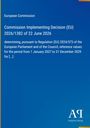 Text: "European Commission, Commission Implementing Decision (EU) 2026/1382 of 22 June 2026." Blau mit weißem Text. Logo unten.