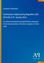 Titel: EU-Verordnung über Verfahren für elektronische Fahrerkartenregister. Blaues Cover, Verlag-Logo unten rechts.