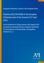 Text über EU-Direktive zum Datenschutz, Veröffentlichung am 27. April 2016. Unten rechts ein „AR“ Logo, Antiphon Verlag.