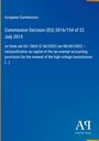 "European Commission, Decision (EU) 2016/154, 22 July 2015, State aid, Antiphon Verlag Logo unten rechts."