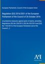Regulation (EU) 2016/2031 des EU-Parlaments vom 26.10.2016 zu Pflanzenschädlingen. Blauer Hintergrund, Antiphon Verlag Logo.