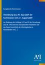 Titel: Verordnung (EG) Nr. 822/2009. Hintergrund: Blau mit gelbem Streifen links. Logo: Antiphon Verlag.