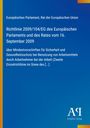 Europäisches Parlament, Rat der Europäischen Union. Richtlinie 2009/104/EG. Blaues Cover mit gelbem Streifen links.