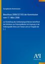 Text der Europäischen Kommission zu einem Beschluss von 2008 über Antidumpingverfahren. Blauer Hintergrund.