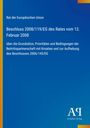 Text zu EU-Beschluss und Beitrittspartnerschaft mit Kroatien, blau mit gelben Streifen. Unten AQ-Logo des Antiphon Verlags.