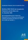 Richtlinie 2008/105/EG über Umweltqualitätsnormen. Blau mit gelbem Rand; weißer Text, Verlag unten.