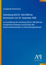 Text: "Europäische Kommission, Verordnung (EG) Nr. 960/2008, 30. September 2008." Blaues Cover mit gelbem Rand.