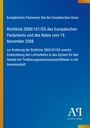 Text über Richtlinie 2008/101/EG des Europäischen Parlaments, blaues Design, orange-gelbe Ecken, Verlagssymbol unten.
