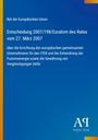 Text: Rat der Europäischen Union, Entscheidung 2007/198/Euratom, 27. März 2007; über ITER-Unternehmen, Fusionsenergie. 
Design: Blau mit gelbem Rand. Logo: Antiphon Verlag.