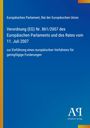 Text: "Europäisches Parlament, Rat der Europäischen Union. Verordnung (EG) Nr. 861/2007... Antiphon Verlag." Hintergrund: Blau.