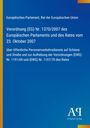 Text zu Verordnung (EG) Nr. 1370/2007 über Personenverkehrsdienste. Blauer Hintergrund, Logo von Antiphon Verlag.